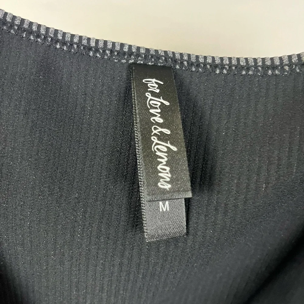 For Love And Lemons Black Sports Bra - Picture 4 of 7